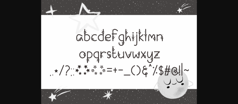 Starry Fayez Font Poster 5