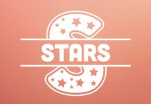 Stars Monogram Font Poster 1