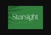 Starsight Font Starsight Font Poster 1