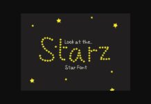 Starz Font Poster 1