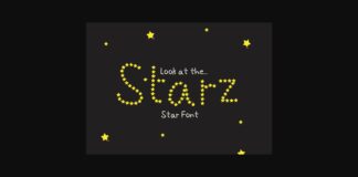 Starz Font Poster 1