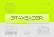 Staxgazer Font Staxgazer Font Poster 1