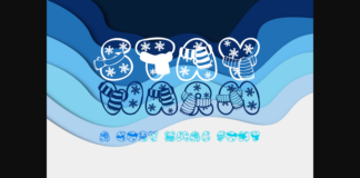 Stay Warm Font Poster 1