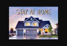 Stay at Home Font Poster 1