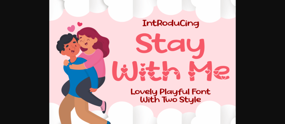 Stay with Me Font Poster 3