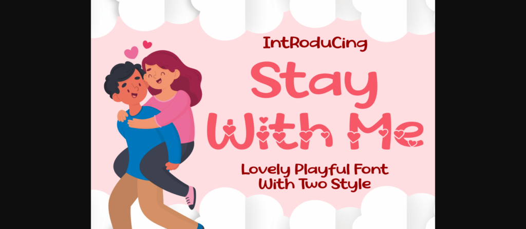 Stay with Me Font Poster 1