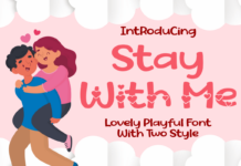 Stay with Me Font Poster 1