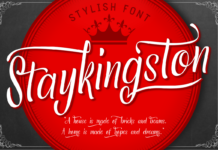 Staykingston Font Poster 1