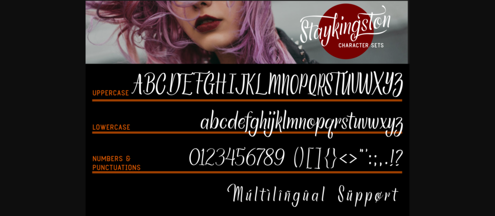 Staykingston Font Poster 4