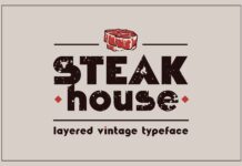 Steakhouse  Font Poster 1