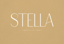 Stella Font Stella Font Poster 1