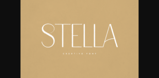 Stella Font Poster 1