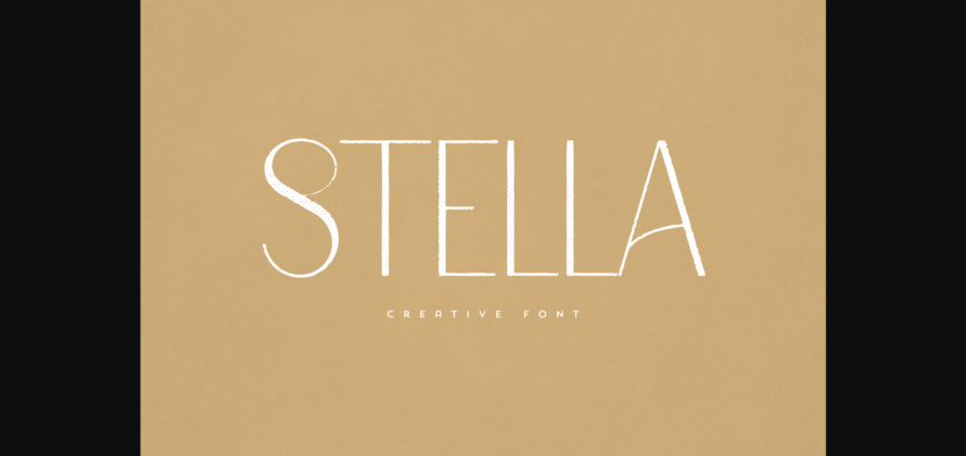 Stella Font Poster 1