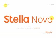 Stella Nova Font Poster 1