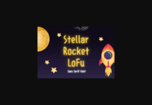 Stellar Rocket Lofu Font Poster 1