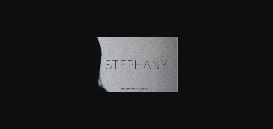 Stephany Font Poster 3