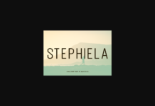 Stephiela Font Poster 1