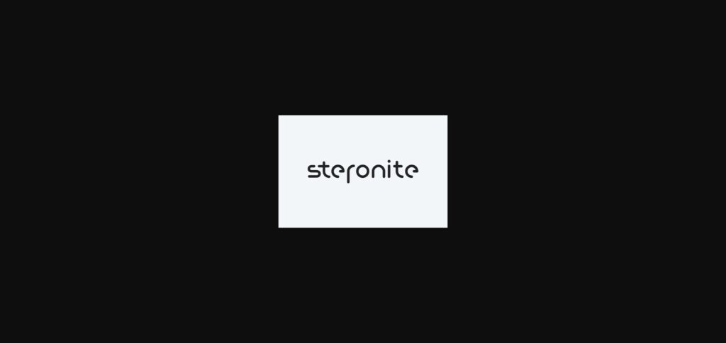 Steronite Font Poster 7