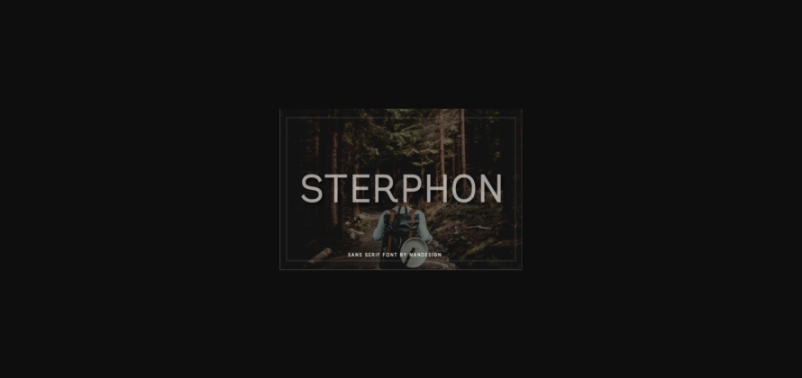 Sterphon Font Poster 3