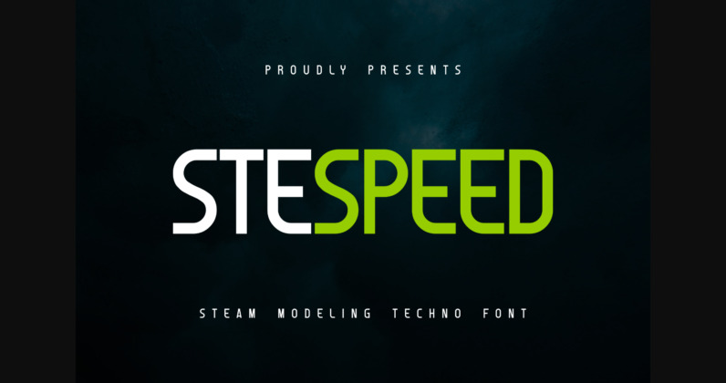 Stespeed Font Poster 3