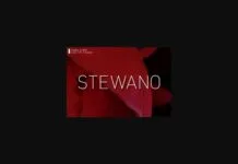 Stewano Font Stewano Font Poster 1
