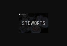 Steworts Font Poster 1