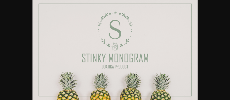 Stinky Font Poster 3