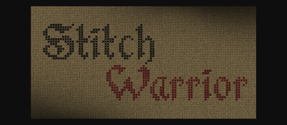 Stitch Warrior Font Poster 3