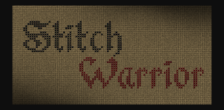 Stitch Warrior Font Poster 1