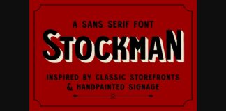 Stockman Font Poster 1
