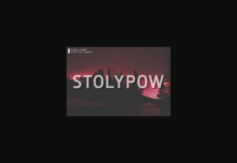 Stolypow Font Poster 1