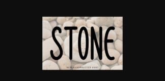 Stone Font Poster 1