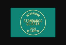 Stonedance Elissta Font Poster 1