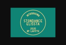 Stonedance Elissta Font Poster 1