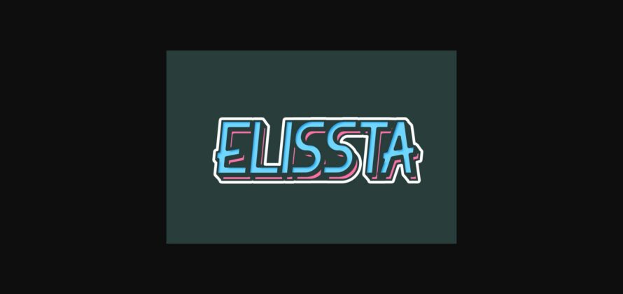 Stonedance Elissta Font Poster 7