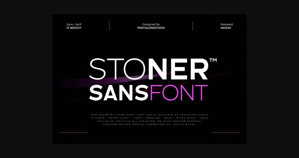 Stoner Font Poster 3