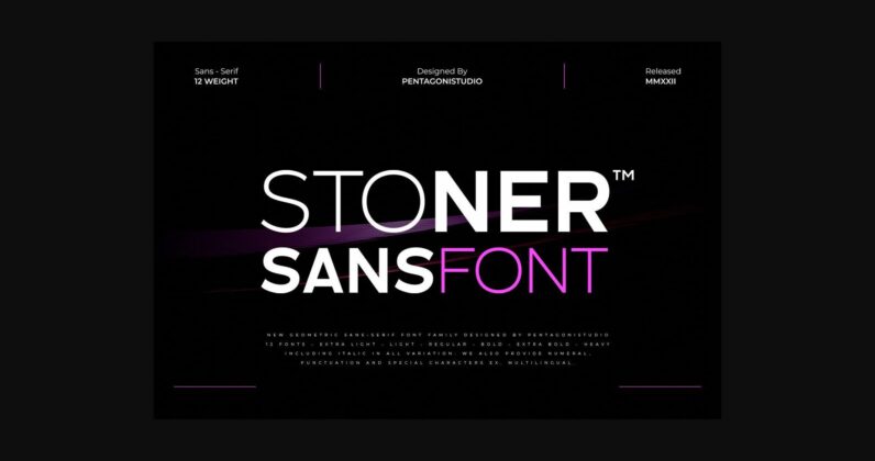 Stoner Font Poster 3