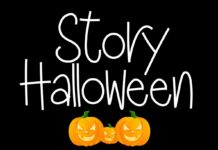 Story Halloween Font Poster 1
