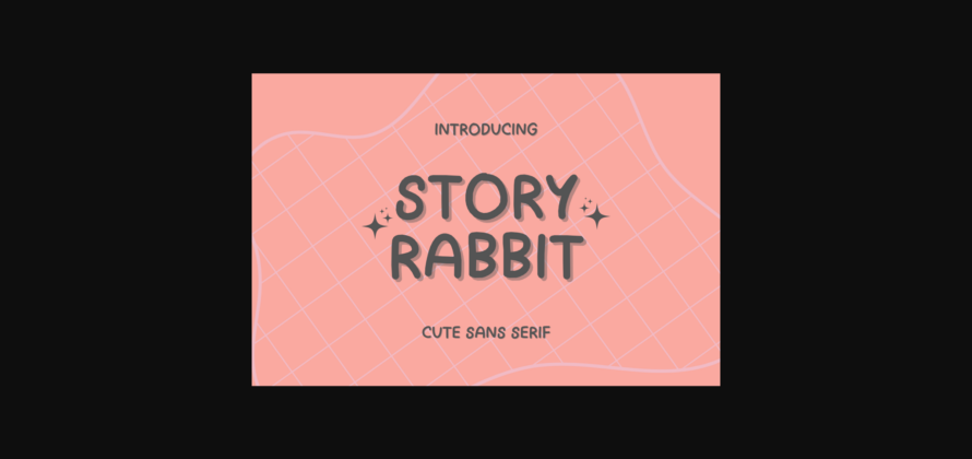 Story Rabbit Font Poster 1