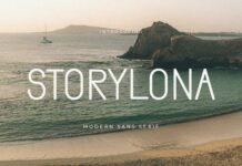 Storylona Font Poster 1