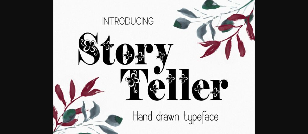 Storyteller Font Poster 4