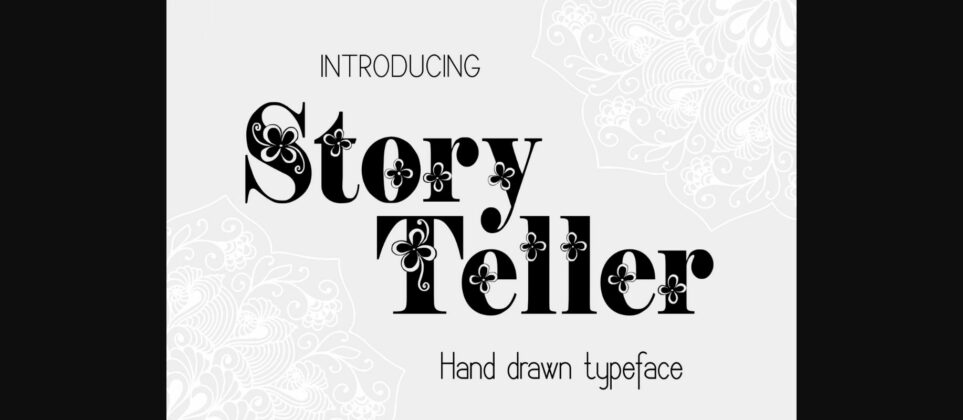 Storyteller Font Poster 7