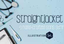 Straightjacket Font Poster 1