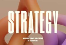 Strategy Font Poster 1