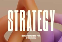 Strategy Font Poster 1