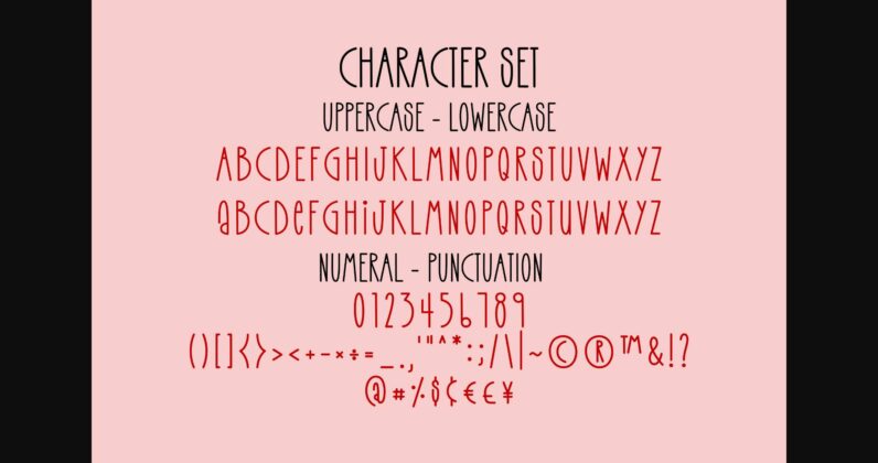 Strawberry Font Poster 7
