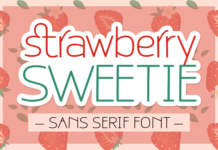 Strawberry Sweetie Font Poster 1