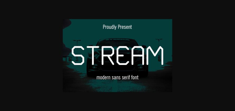 Stream Font Poster 3