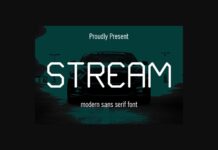 Stream Font Poster 1