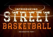 Street Basketball Font Poster 1